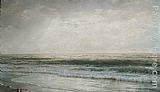 William Trost Richards Canvas Paintings - New Jersey Beach